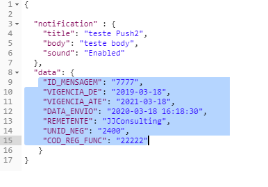 json push